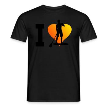 Stand up Paddle Board Standup Paddleboard - T-shirt homme - noir - Devant - AI Model Male 178 light (178cm)