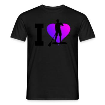 Standup Paddle Standup Paddle Hommes Sup - T-shirt homme - noir - Devant - AI Model Male 178 light (178cm)