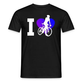 Vélo de route pour femmes Vélo de route Vélo de route Vélo de route - T-shirt homme - noir - Devant - AI Model Male 178 light (178cm)