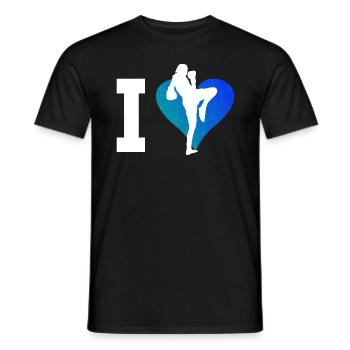 Muay Thai Boxers Women Thai Boxing Men - Men's T-Shirt - black - Front - AI Model Male 178 light (178cm)