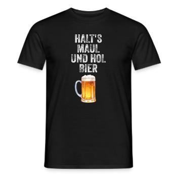 Buveurs de bière Bière Hol - T-shirt homme - noir - Devant - AI Model Male 178 light (178cm)