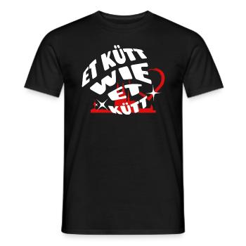 Et kütt wie et kütt Köln - Männer T-Shirt - Schwarz - Vorne - AI Model Male 178 light (178cm)
