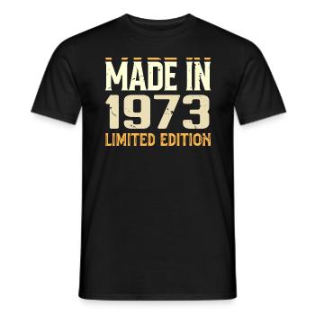 Tolles 1973 Geburtstagsgeschenk seit 1973 Retro - Männer T-Shirt - Schwarz - Vorne - AI Model Male 178 light (178cm)