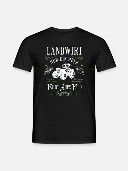 Landwirt Bauer Landwirtschaft - Männer T-Shirt - Schwarz