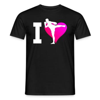Thaï Boxe Hommes Thaïlandais Boxeur Femmes Thaï Boxe Muay Thai - T-shirt homme - noir - Devant - AI Model Male 178 light (178cm)