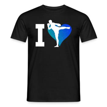 Muay Thai Boxe Thaï Homme Boxe Thaï Femmes - T-shirt homme - noir - Devant - AI Model Male 178 light (178cm)