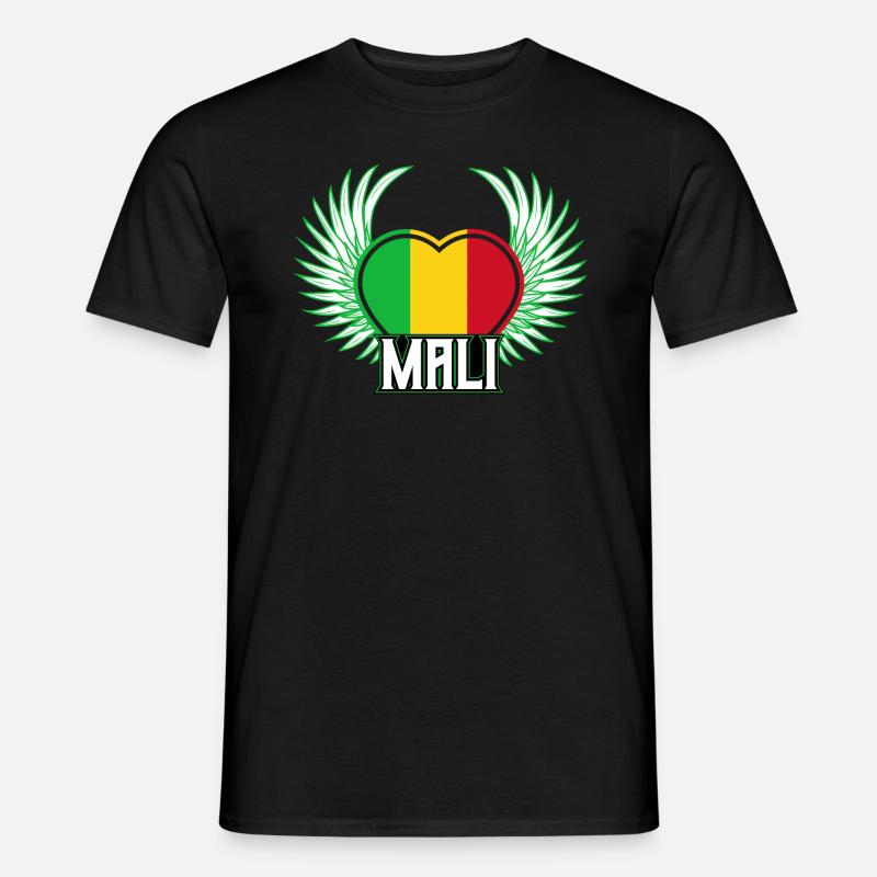 Mali - Männer T-Shirt - Schwarz