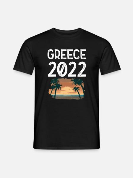 Greece 2022 - Männer T-Shirt - Schwarz