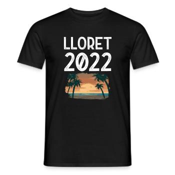 Lloret De Mar 2022 - Männer T-Shirt - Schwarz - Vorne - AI Model Male 178 light (178cm)
