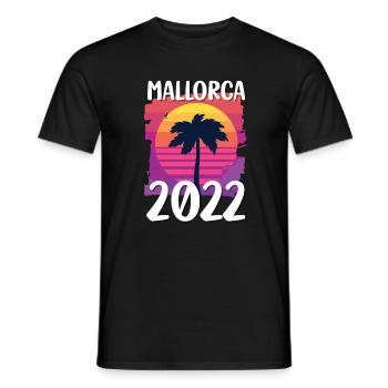 Mallorca 2022 - Männer T-Shirt - Schwarz - Vorne - AI Model Male 178 light (178cm)