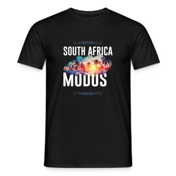 South Africa Modus - Männer T-Shirt - Schwarz - Vorne - AI Model Male 178 light (178cm)