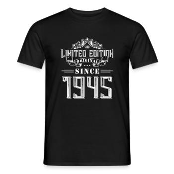 1945 limited edition - Men's T-Shirt - black - Front - AI Model Male 178 light (178cm)