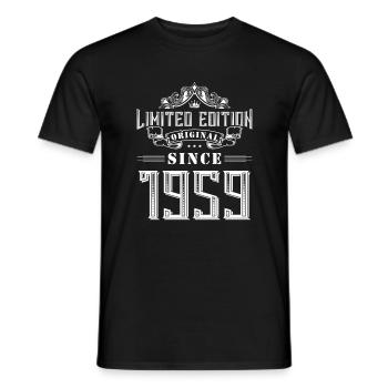 Édition limitée 1959 - T-shirt homme - noir - Devant - AI Model Male 178 light (178cm)