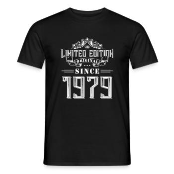 1979 limited edition - Männer T-Shirt - Schwarz - Vorne - AI Model Male 178 light (178cm)