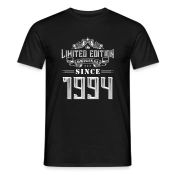 Édition limitée 1994 - T-shirt homme - noir - Devant - AI Model Male 178 light (178cm)