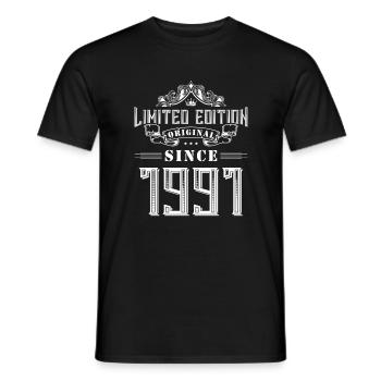 1991 limited edition - Männer T-Shirt - Schwarz - Vorne - AI Model Male 178 light (178cm)