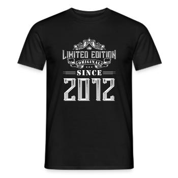 2012 limited edition - Männer T-Shirt - Schwarz - Vorne - AI Model Male 178 light (178cm)