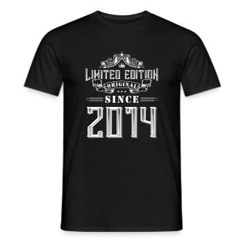 Édition limitée 2014 - T-shirt homme - noir - Devant - AI Model Male 178 light (178cm)
