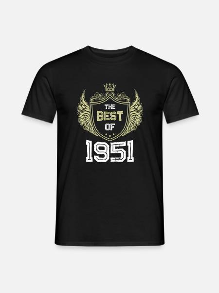 1951 best of - Männer T-Shirt - Schwarz
