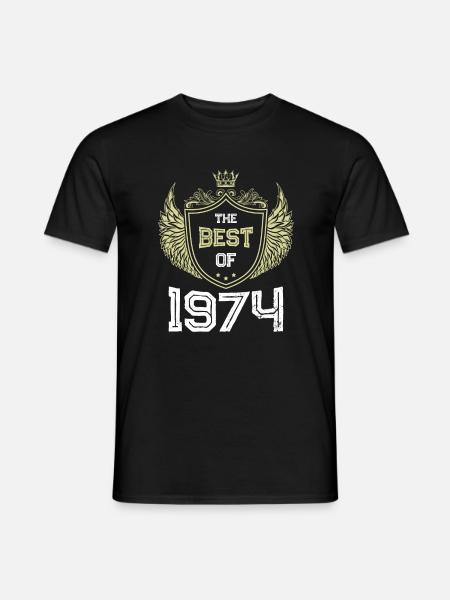 1974 best of - Männer T-Shirt - Schwarz