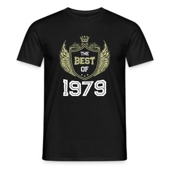 1979 best of - Männer T-Shirt - Schwarz - Vorne - AI Model Male 178 light (178cm)