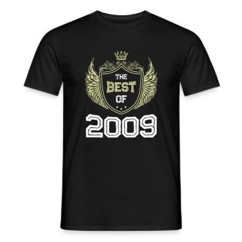 2009 best of - Männer T-Shirt - Schwarz - Vorne - AI Model Male 178 light (178cm)