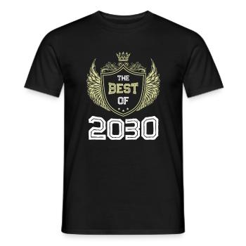 2029 best of - Men's T-Shirt - black - Front - AI Model Male 178 light (178cm)