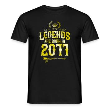 Légendes de 2011 nées en - T-shirt homme - noir - Devant - AI Model Male 178 light (178cm)