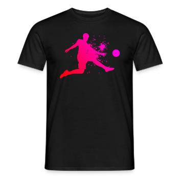 Footballers Football Men's Football Players - Men's T-Shirt - black - Front - AI Model Male 178 light (178cm)