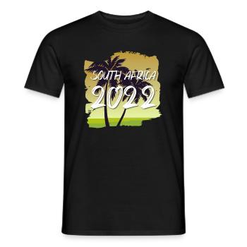 South Africa 2022 - Männer T-Shirt - Schwarz - Vorne - AI Model Male 178 light (178cm)