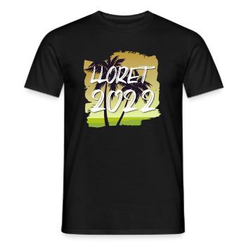 Lloret De Mar 2022 - Männer T-Shirt - Schwarz - Vorne - AI Model Male 178 light (178cm)