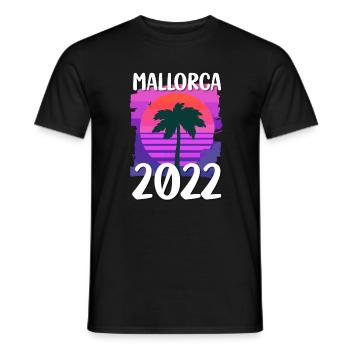 Mallorca 2022 - Männer T-Shirt - Schwarz - Vorne - AI Model Male 178 light (178cm)