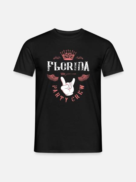 Florida Party Crew - Men's T-Shirt - black