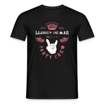 Lloret De Mar Party Crew - Männer T-Shirt - Schwarz - Vorne - AI Model Male 178 light (178cm)