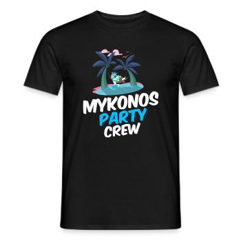 Équipage de mykonos - T-shirt homme - noir - Devant - AI Model Male 178 light (178cm)