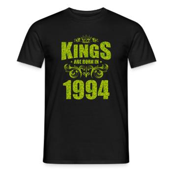 kings are born 1994 - Männer T-Shirt - Schwarz - Vorne - AI Model Male 178 light (178cm)