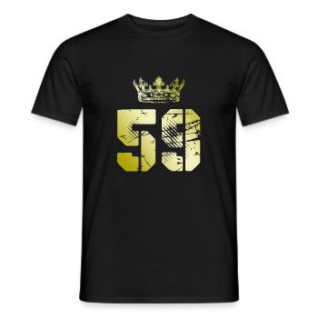 59 Couronne numérique - T-shirt homme - noir - Devant - AI Model Male 178 light (178cm)