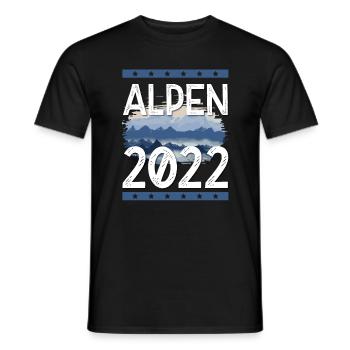 Alpi 2022 - T-shirt uomo - nero - Fronte - AI Model Male 178 light (178cm)