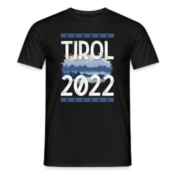 Tyrol 2022 - T-shirt homme - noir - Devant - AI Model Male 178 light (178cm)