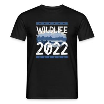 Wildlife 2022 - Männer T-Shirt - Schwarz - Vorne - AI Model Male 178 light (178cm)