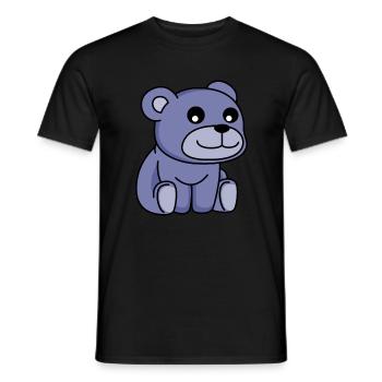 Bear Comic - Men's T-Shirt - black - Front - AI Model Male 178 light (178cm)