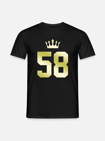 58 Couronne numérique - T-shirt homme - noir