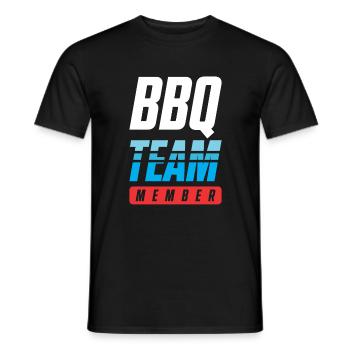 Bbq Team - Männer T-Shirt - Schwarz - Vorne - AI Model Male 178 light (178cm)