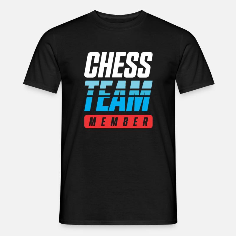 Chess Team - Männer T-Shirt - Schwarz