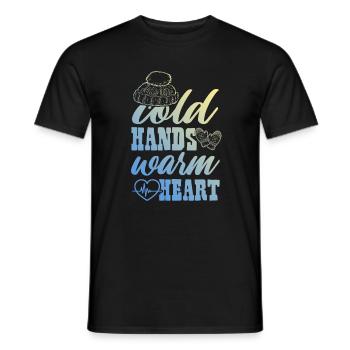 Gel hiver - T-shirt homme - noir - Devant - AI Model Male 178 light (178cm)