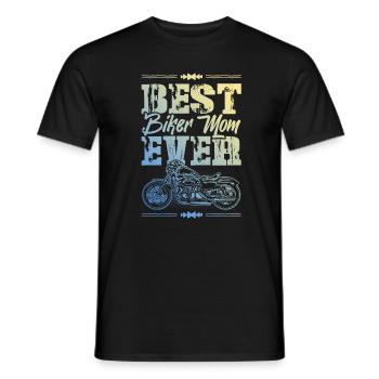 Maman motard - T-shirt homme - noir - Devant - AI Model Male 178 light (178cm)