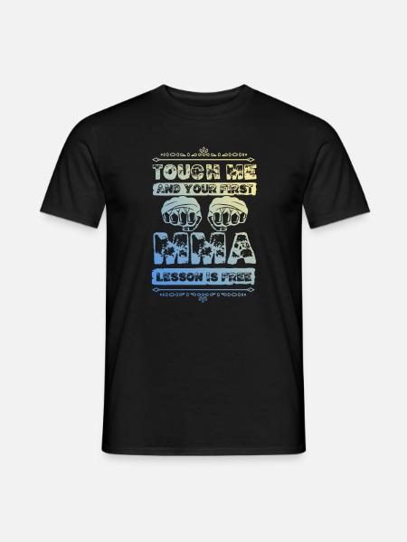 Mma Mixed matrial arts - Männer T-Shirt - Schwarz