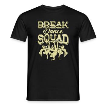 breakdance Squad - Männer T-Shirt - Schwarz - Vorne - AI Model Male 178 light (178cm)