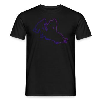 Damen Zweierbob Bob Bobsport Bobbahn Bob fahren - Männer T-Shirt - Schwarz - Vorne - AI Model Male 178 light (178cm)