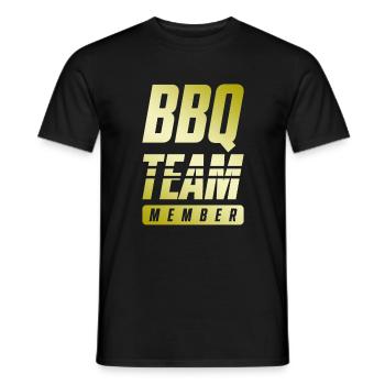 Bbq Team - Männer T-Shirt - Schwarz - Vorne - AI Model Male 178 light (178cm)